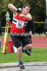 Shot putt, NECAA Open Meeting, Morpeth, Sunday, October 18th. David T. Hewitson/Sports for All Pics